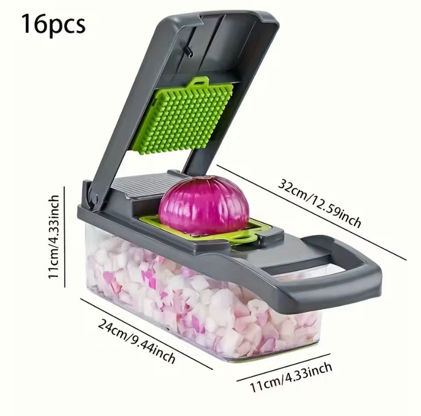 Sshoply Multifunctional Vegetable Chopper, 14/16 in 1