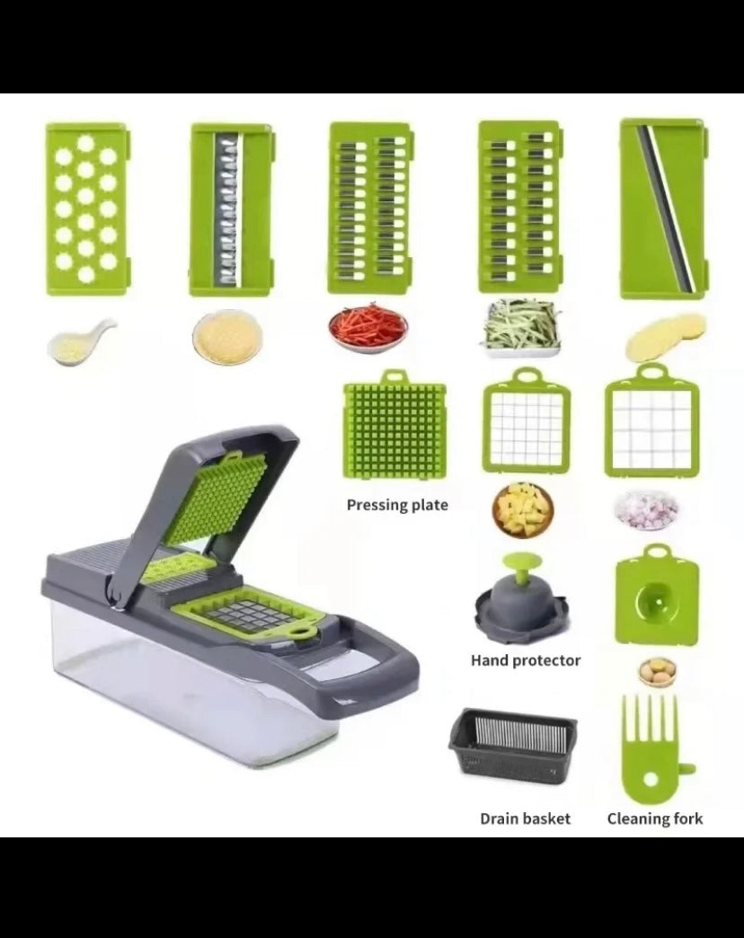 Sshoply Multifunctional Vegetable Chopper, 14/16 in 1