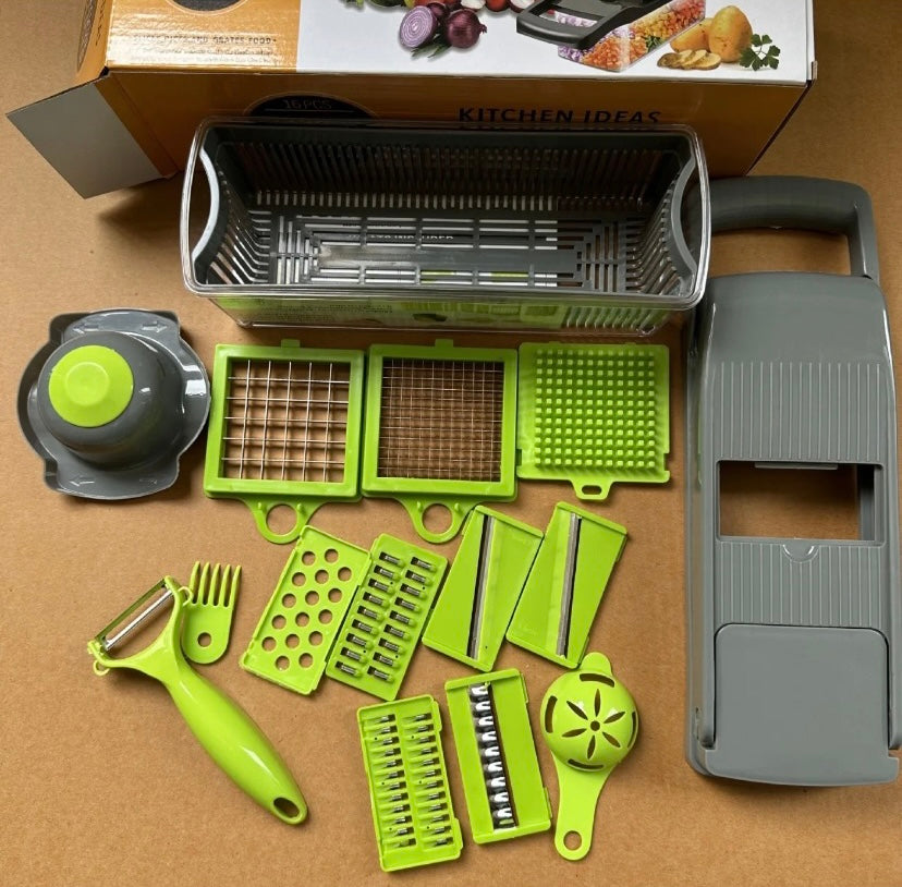 Sshoply Multifunctional Vegetable Chopper, 14/16 in 1