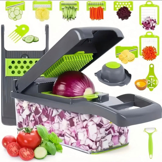 Sshoply Multifunctional Vegetable Chopper, 14/16 in 1