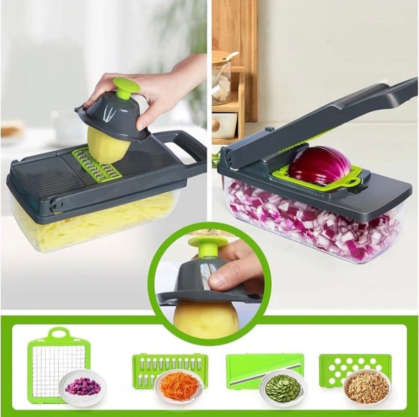 Sshoply Multifunctional Vegetable Chopper, 14/16 in 1